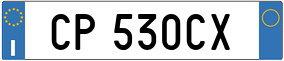 Truck License Plate